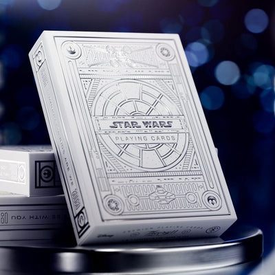 Star Wars Mazzo di Carte da Gioco Silver Edition Lato Chiaro - Theory11