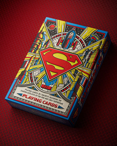 DC Comics Carte da Gioco Superman: The Man of Steel – Mazzo da Poker Theory11
