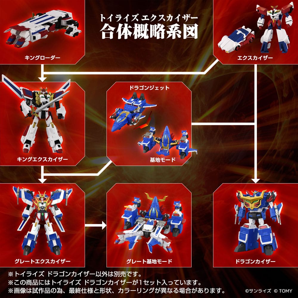 Toyrise Action Figure Dragon Kaiser 25 cm – Takara Tomy