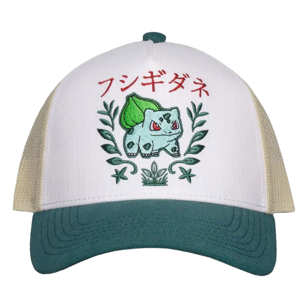 Cappellino Trucker Pokémon Bulbasaur con Visiera Regolabile - Difuzed