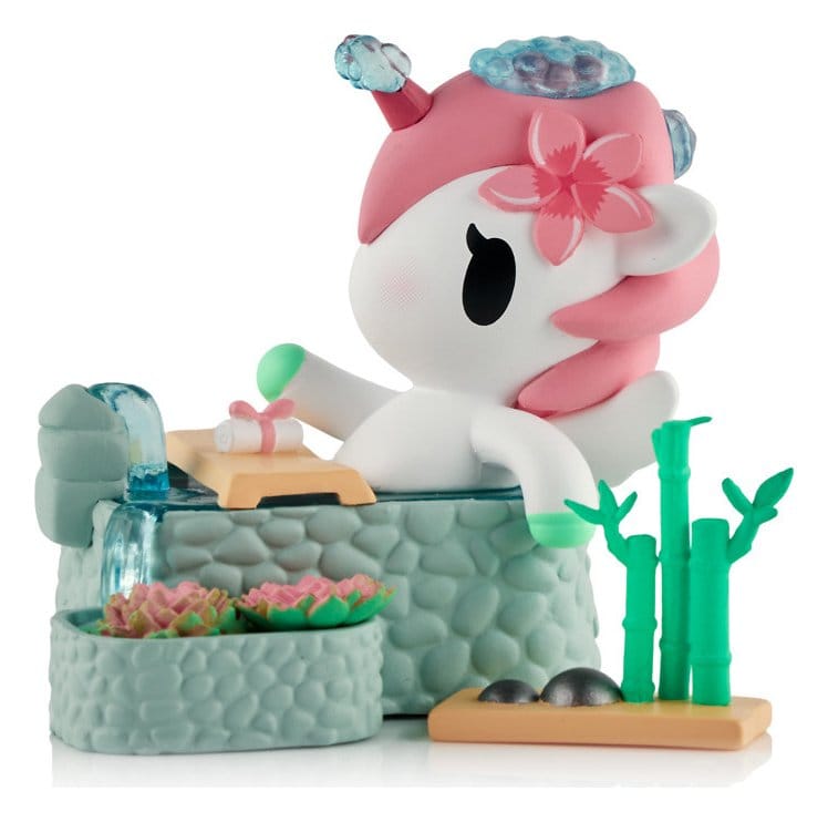 Tokidoki Unicorno Spa Day Hot Springs Oasis – Minifigura in PVC 7 cm