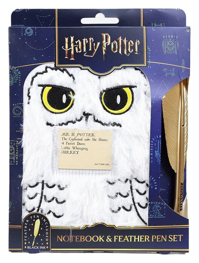 Harry Potter Quaderno Peluche con Penna Hedwig Magical Locations - Thumbs Up