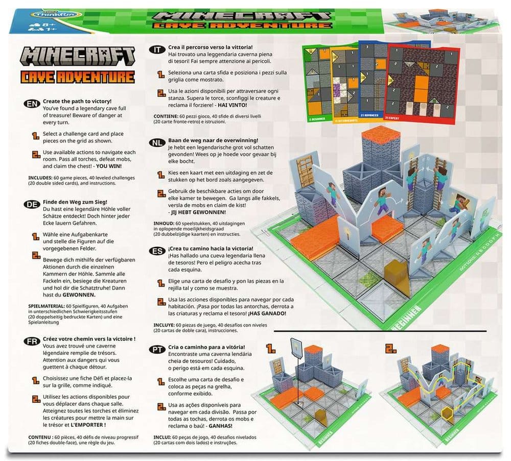 Minecraft Cave Adventure Gioco di Logica - Thinkfun
