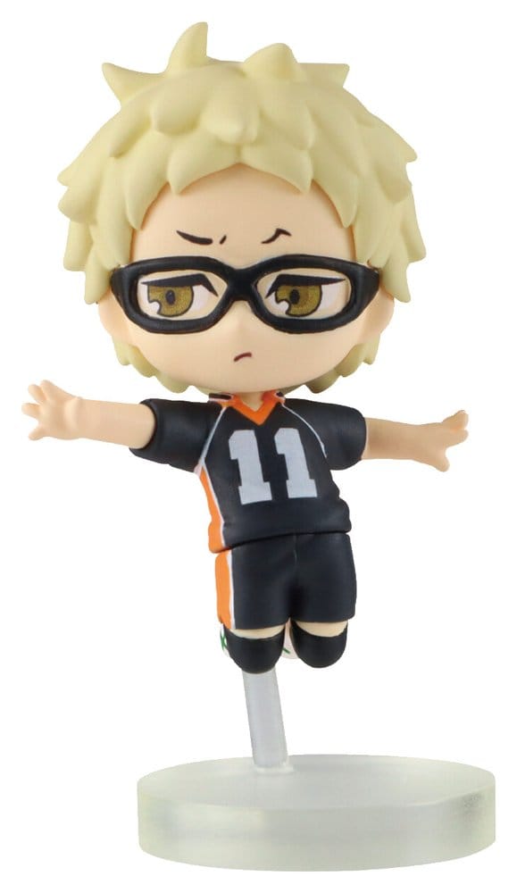 Haikyu!! Twinchees Mini Figures Hoppin' 5 cm - Bustine a sorpresa, display da 24 pezzi Takara Tomy