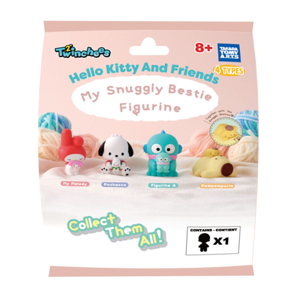 Sanrio Twinchees Mini Figure Hello Kitty & Friends My Cuddly Buddy 5 cm - Display da 24 buste cieche Takara Tomy