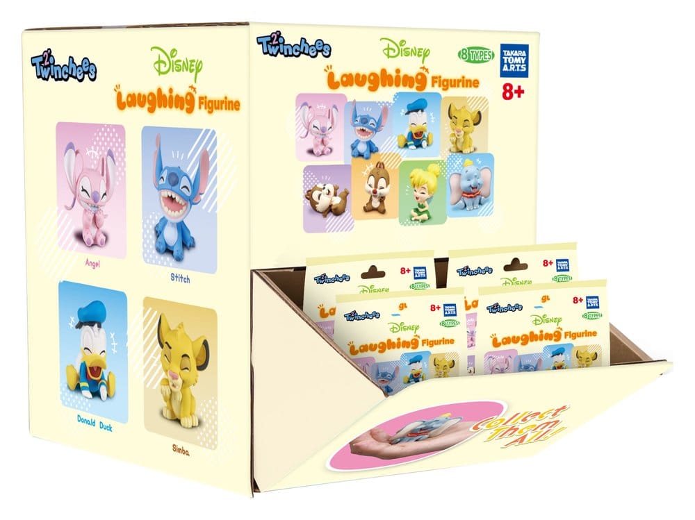 Disney Twinchees Mini Figures Laughing 5 cm Blind Pack Display (24) - Takara Tomy