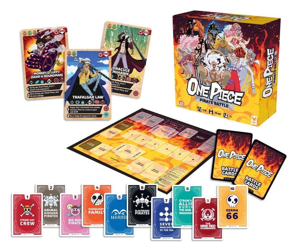 One Piece Pirate Battle Gioco da Tavolo - Versione Inglese - Topi Games