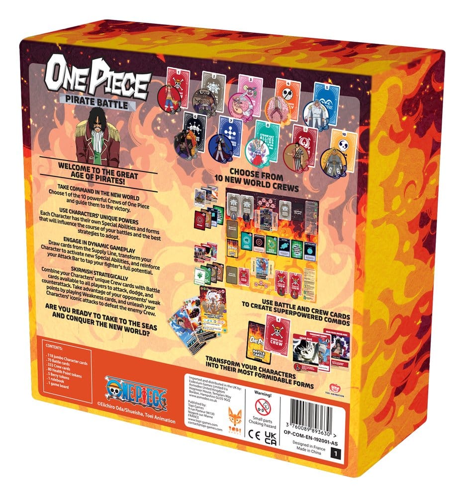 One Piece Pirate Battle Gioco da Tavolo - Versione Inglese - Topi Games