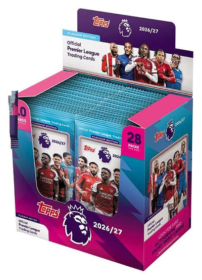 Topps Premier League 2026/2027 Trading Cards Display da 28 buste