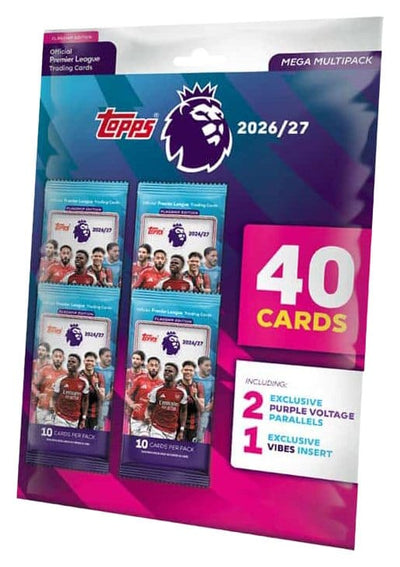 Topps Premier League 2026/2027 Mega Multipack di Trading Cards