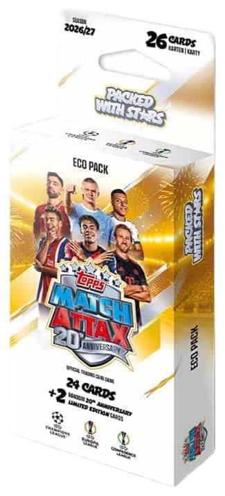 UEFA Club Competition Match Attax 2026/27 Eco Pack di carte da gioco Topps/Merlin