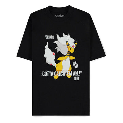 Pokémon Mega Evolutions T-Shirt Mega Ampharos Gotta Catch Em All Taglia M