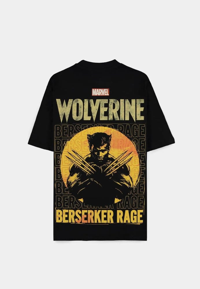 T-Shirt Marvel Wolverine Berserker Rage Taglia XL Difuzed