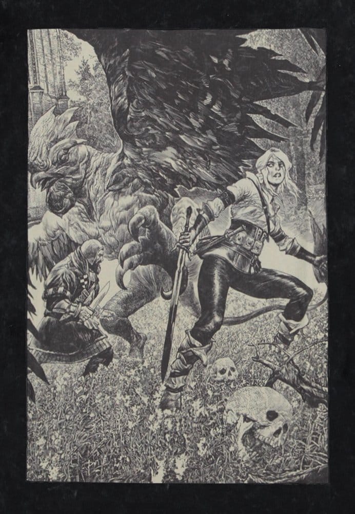 The Witcher T-Shirt Ciri e il Basilisco XXL - Difuzed