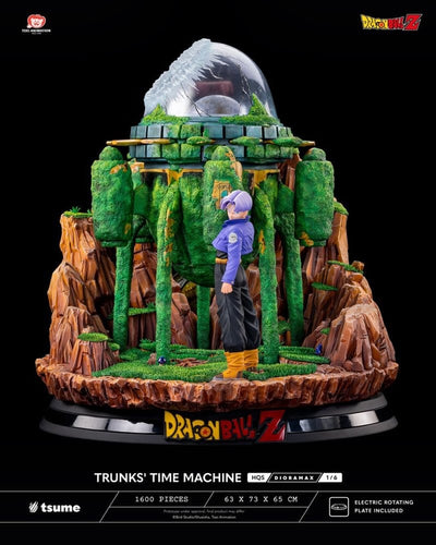 Dragon Ball Z HQS Dioramax Statua 1/6 Macchina del Tempo di Trunks Tsume