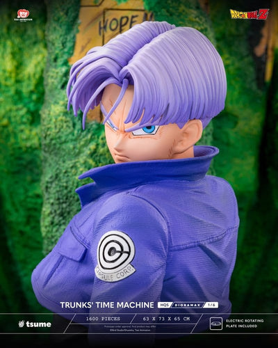 Dragon Ball Z HQS Dioramax Statua 1/6 Macchina del Tempo di Trunks Tsume