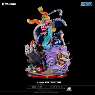 One Piece HQS Dioramax Statua 1/4 Buggy il Clown Tsume