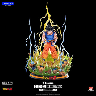 Dragon Ball Z HQS Dioramax Statua 1/4 Son Goku Super Saiyan 51 cm Tsume