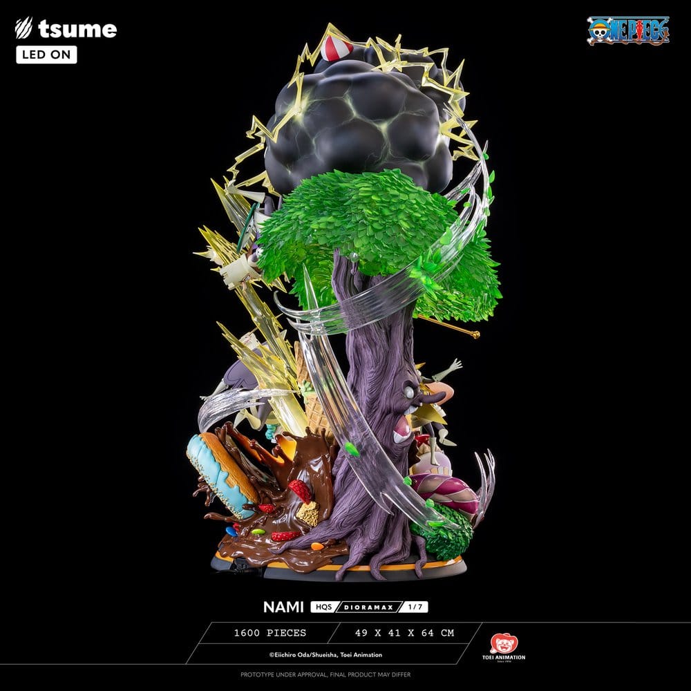 Statua Diorama One Piece HQS Dioramax Nami 1/6 Tsume 64 cm