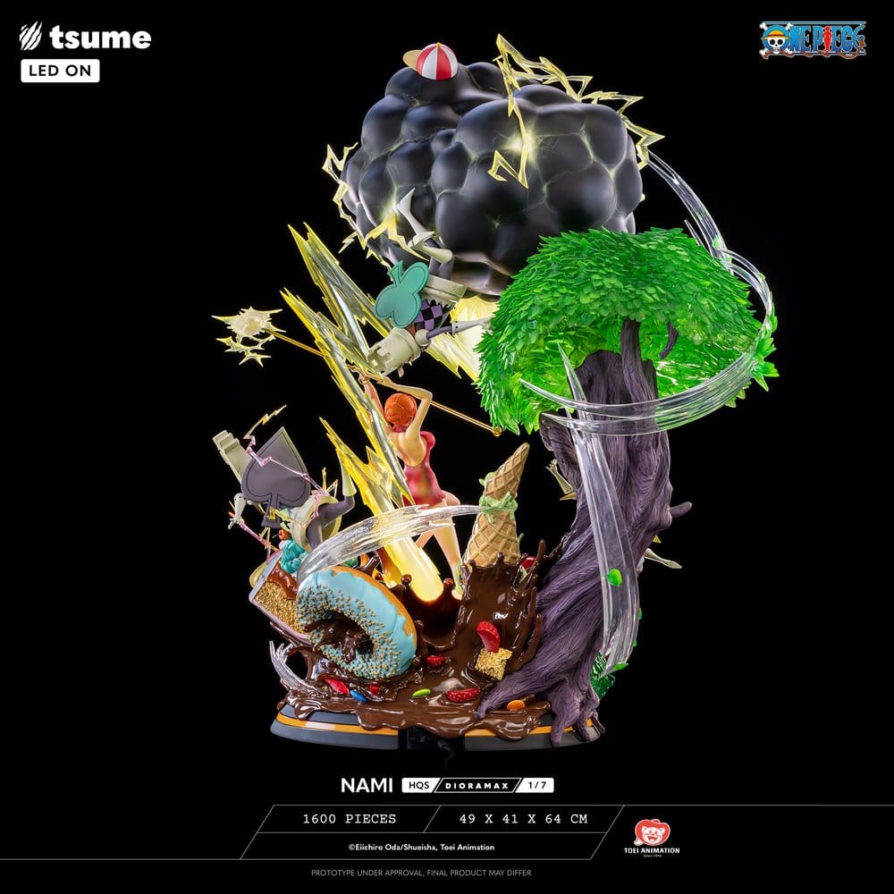 Statua Diorama One Piece HQS Dioramax Nami 1/6 Tsume 64 cm