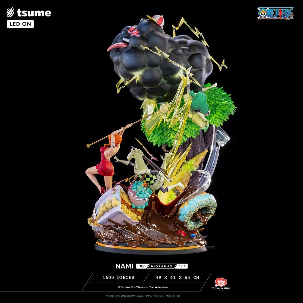 Statua Diorama One Piece HQS Dioramax Nami 1/6 Tsume 64 cm