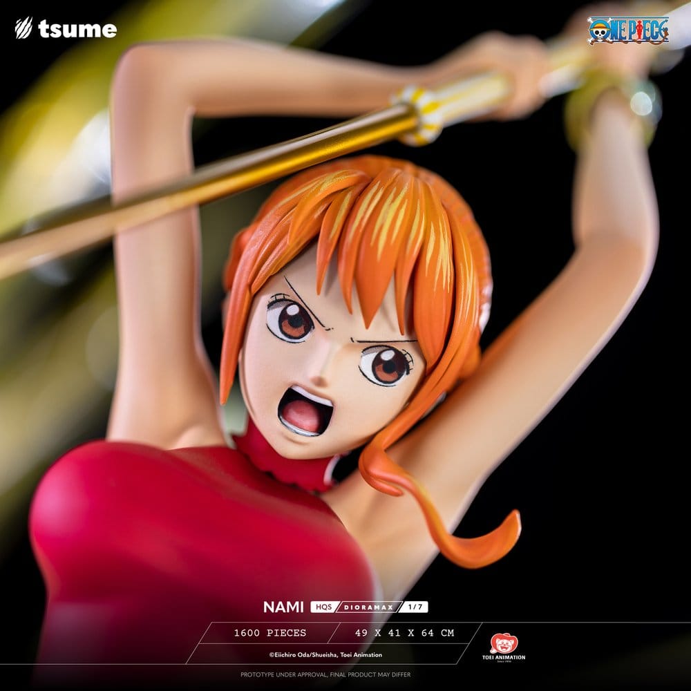 Statua Diorama One Piece HQS Dioramax Nami 1/6 Tsume 64 cm