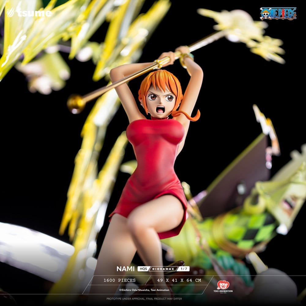 Statua Diorama One Piece HQS Dioramax Nami 1/6 Tsume 64 cm