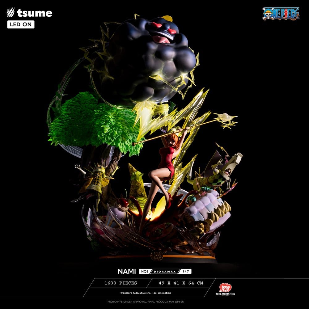 Statua Diorama One Piece HQS Dioramax Nami 1/6 Tsume 64 cm