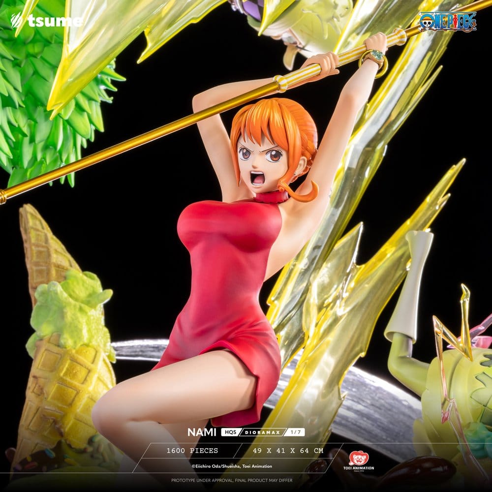 Statua Diorama One Piece HQS Dioramax Nami 1/6 Tsume 64 cm