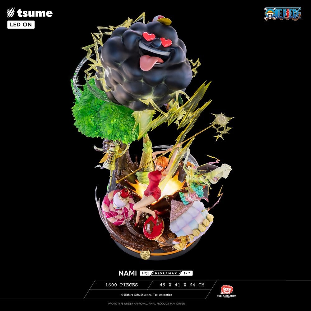 Statua Diorama One Piece HQS Dioramax Nami 1/6 Tsume 64 cm