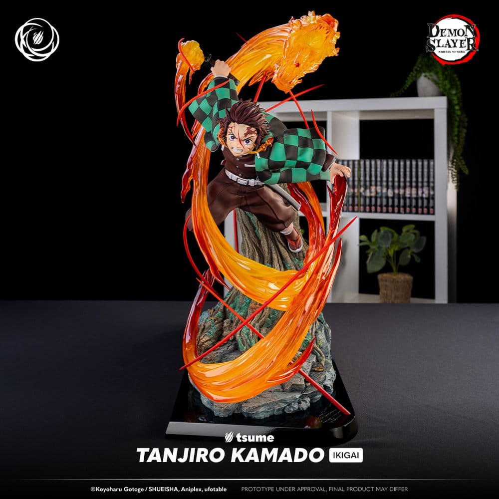 Statua Tanjiro Kamado Demon Slayer Ikigai 1/6 Tsume 44 cm