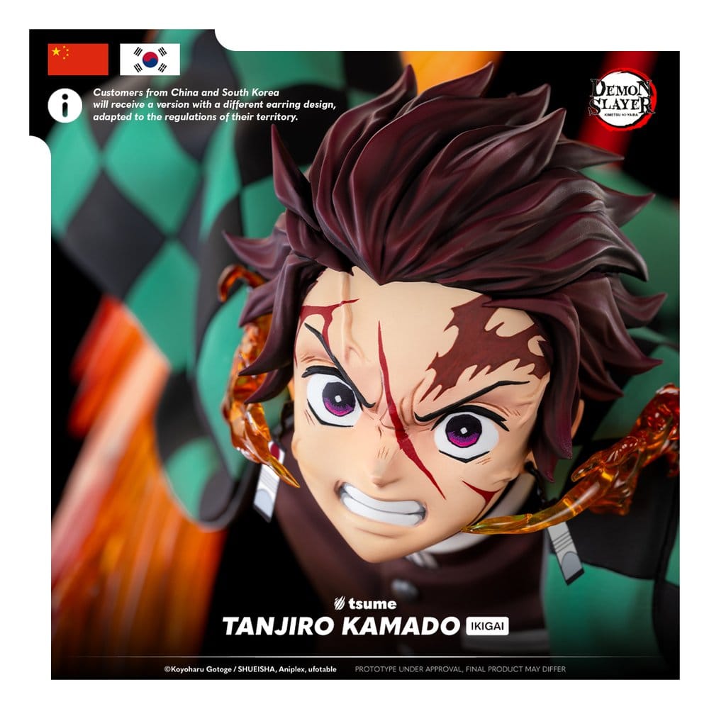 Statua Tanjiro Kamado Demon Slayer Ikigai 1/6 Tsume 44 cm