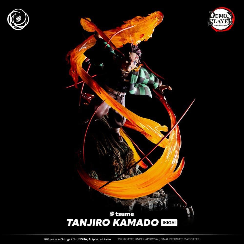 Statua Tanjiro Kamado Demon Slayer Ikigai 1/6 Tsume 44 cm
