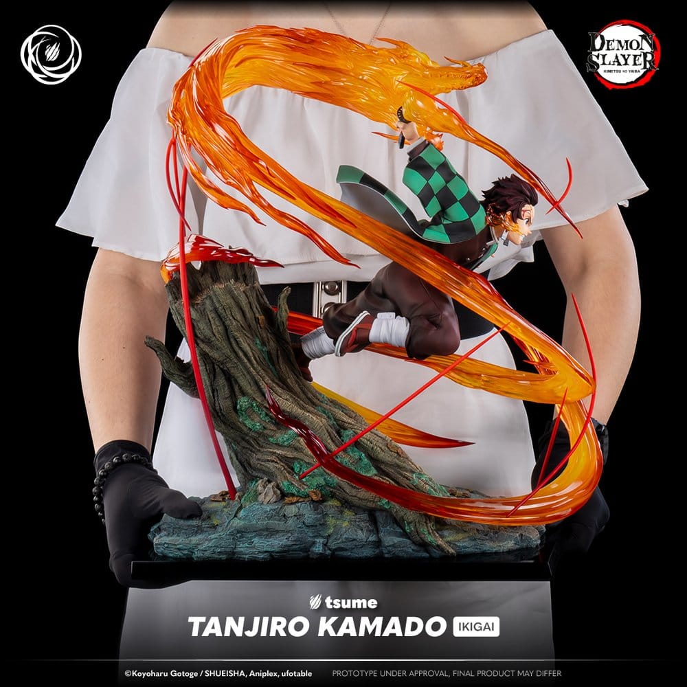 Statua Tanjiro Kamado Demon Slayer Ikigai 1/6 Tsume 44 cm