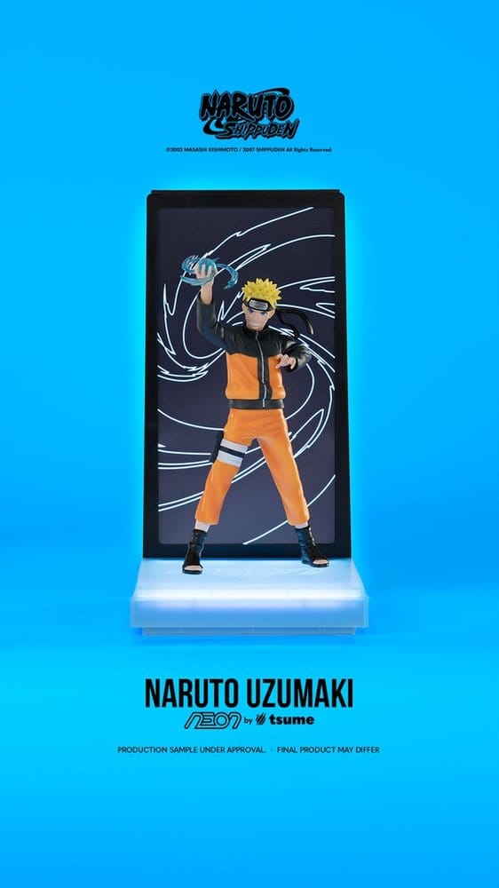 Naruto Uzumaki Statua 1/9 NEON Tsume 25 cm