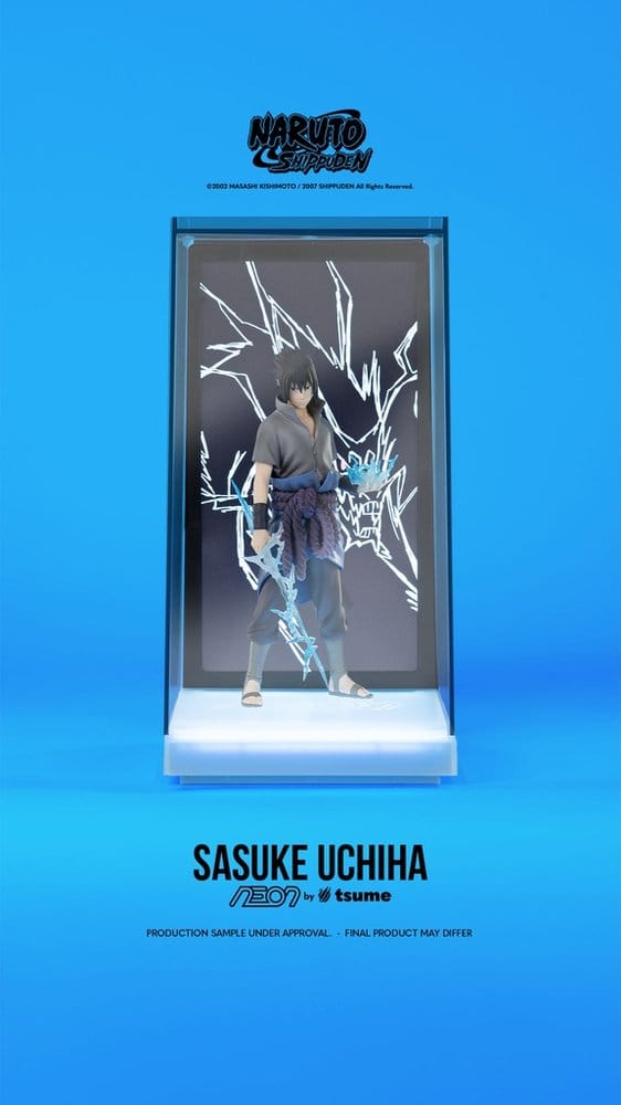 Naruto Statua Sasuke Uchiha 1/9 25 cm - Linea NEON Tsume