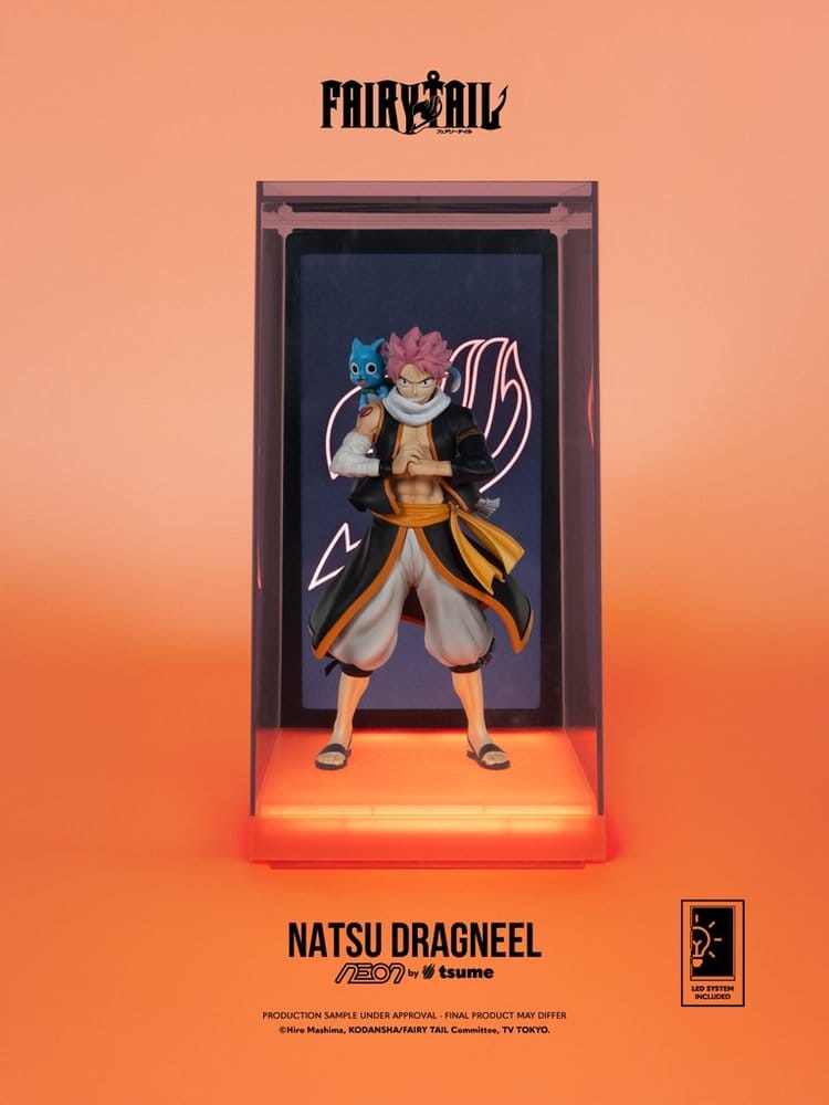 Fairy Tail Natsu Dragneel Statua 1/9 NEON 25 cm Tsume