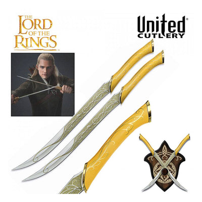 Il Signore degli Anelli – Replica 1/1 dei Pugnali da Lancio di Legolas, United Cutlery