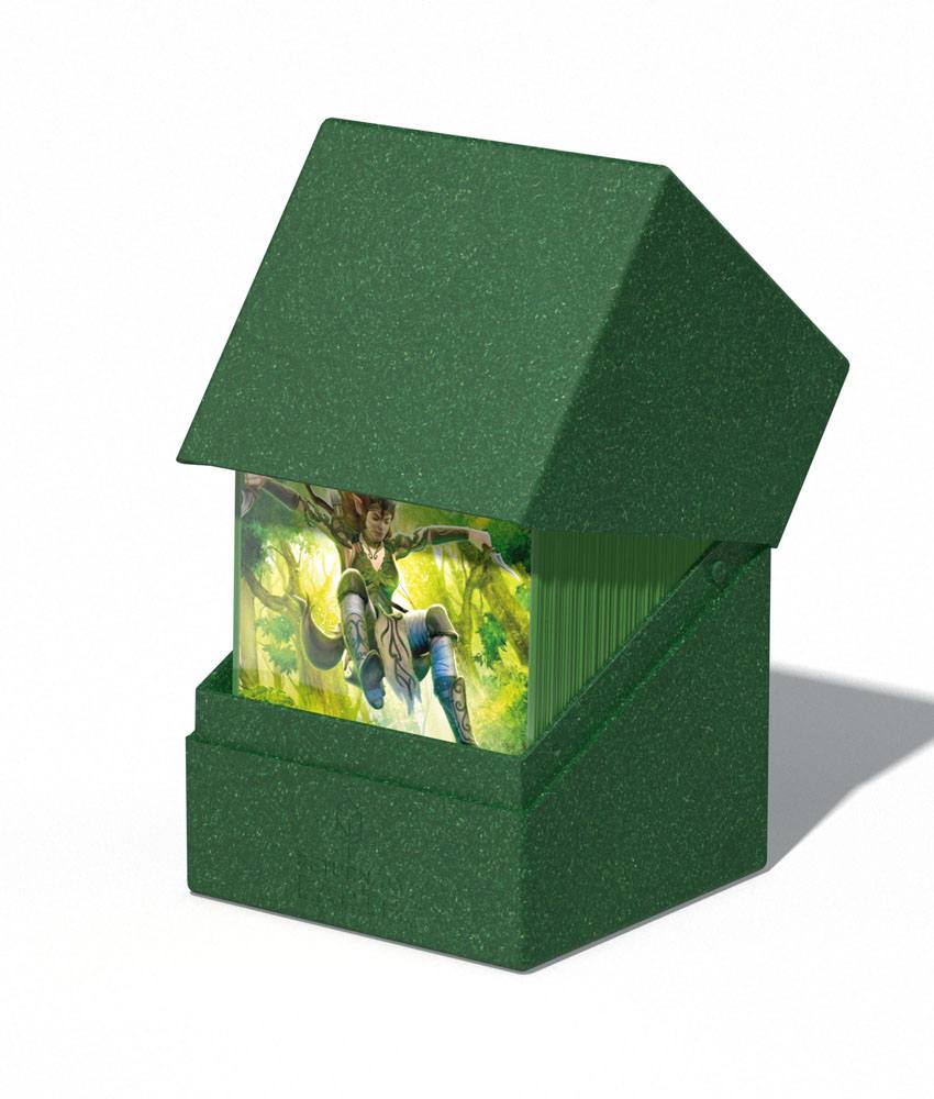 Ultimate Guard Return to Earth Boulder 100+ Portacarte Verde - Deck Box per 100 Carte Doppie