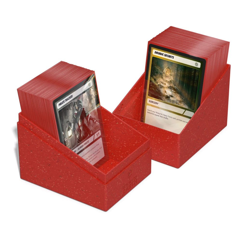 Ultimate Guard Return to Earth Boulder 133+ Portadeck Rosso - per 133 carte doppie