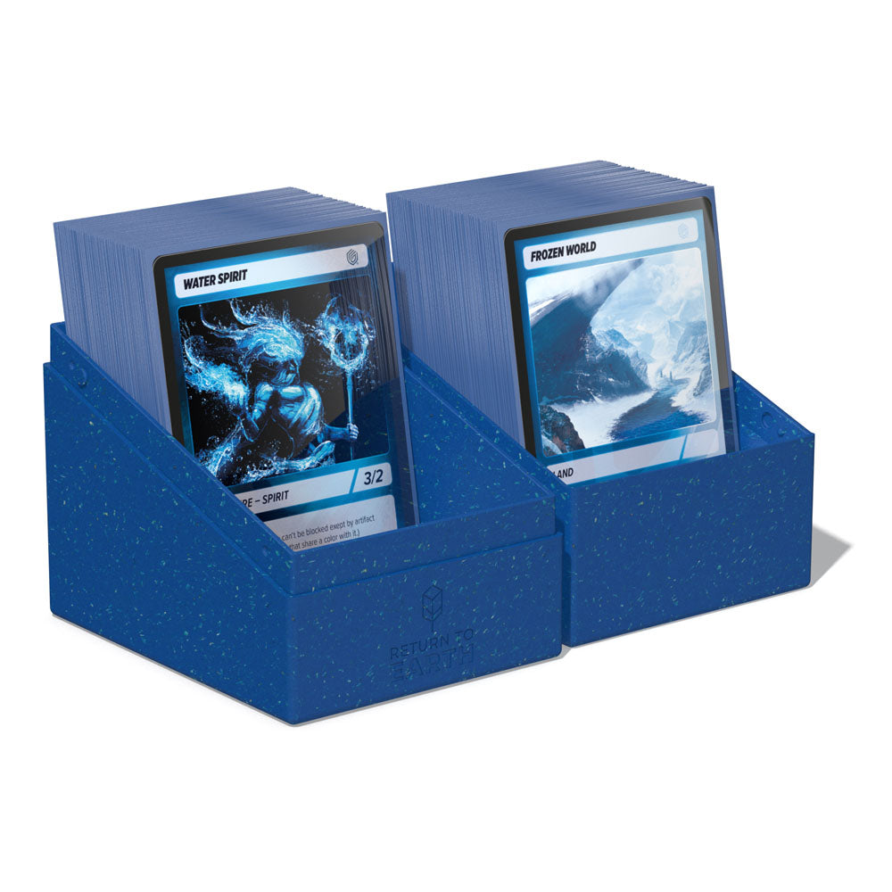 Ultimate Guard Return to Earth Boulder 133+ Portamazzi Blu - Ecologico per 133 carte doppie