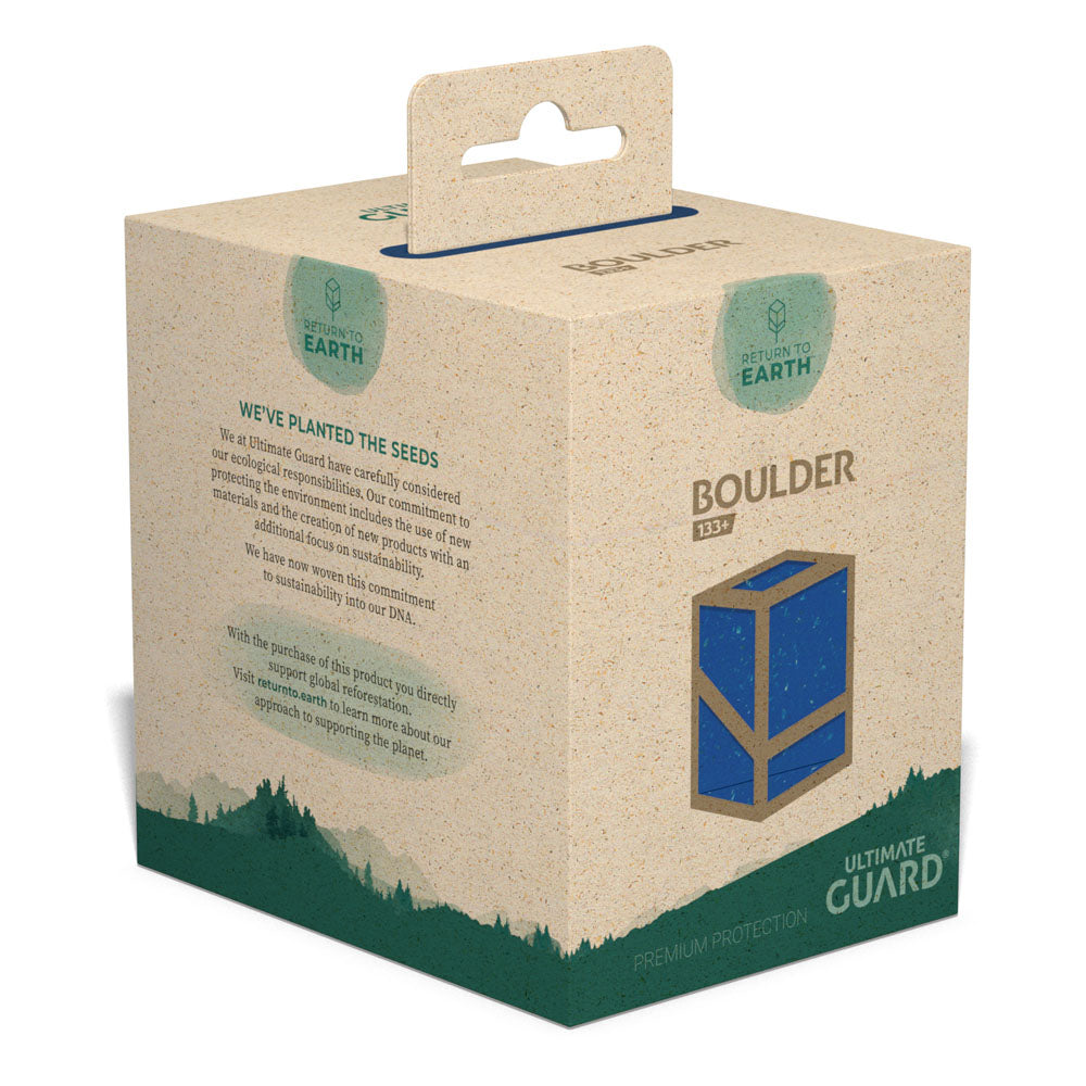 Ultimate Guard Return to Earth Boulder 133+ Portamazzi Blu - Ecologico per 133 carte doppie