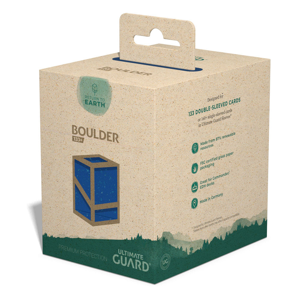 Ultimate Guard Return to Earth Boulder 133+ Portamazzi Blu - Ecologico per 133 carte doppie