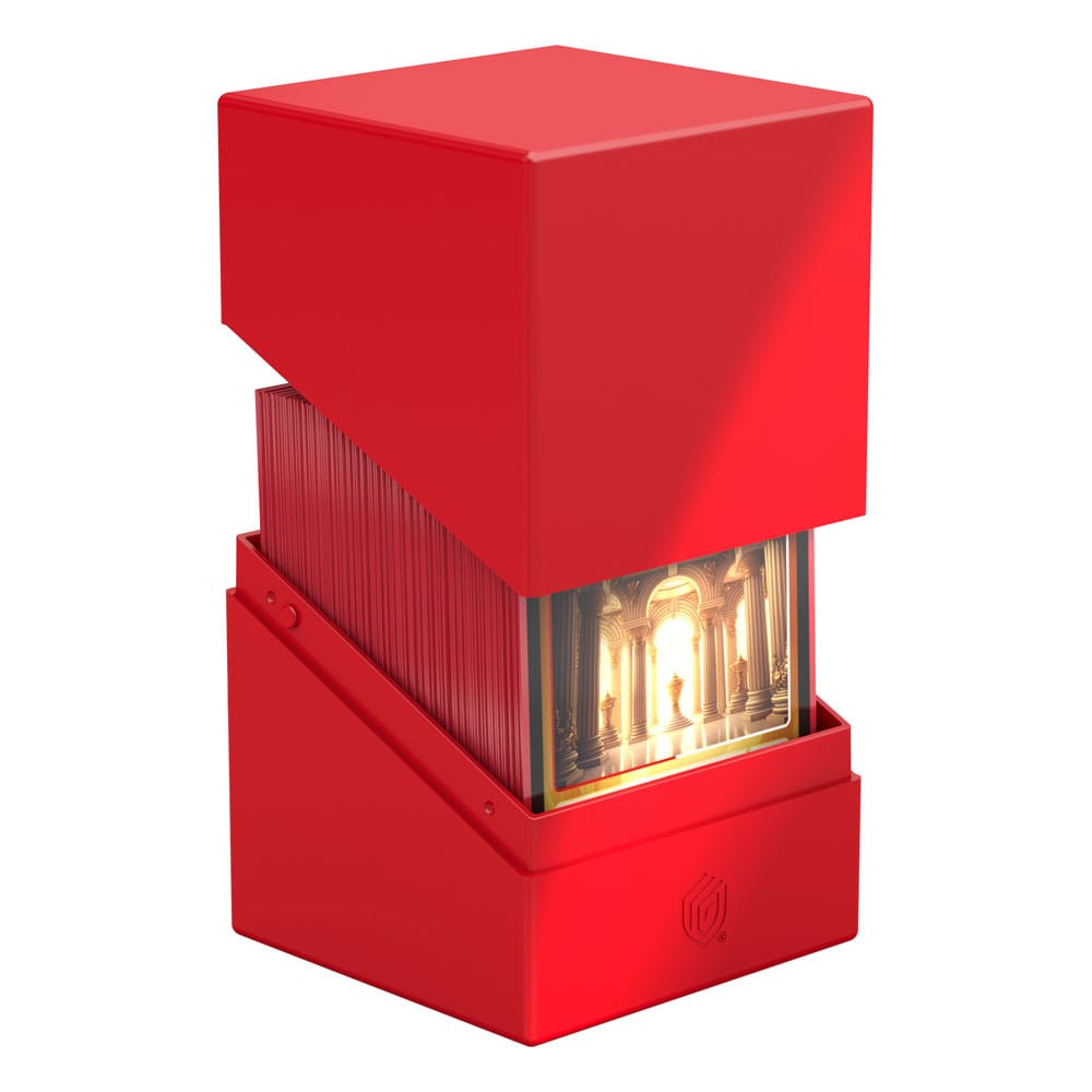 Ultimate Guard Boulder 100+ Solid Deck Box Rosso
