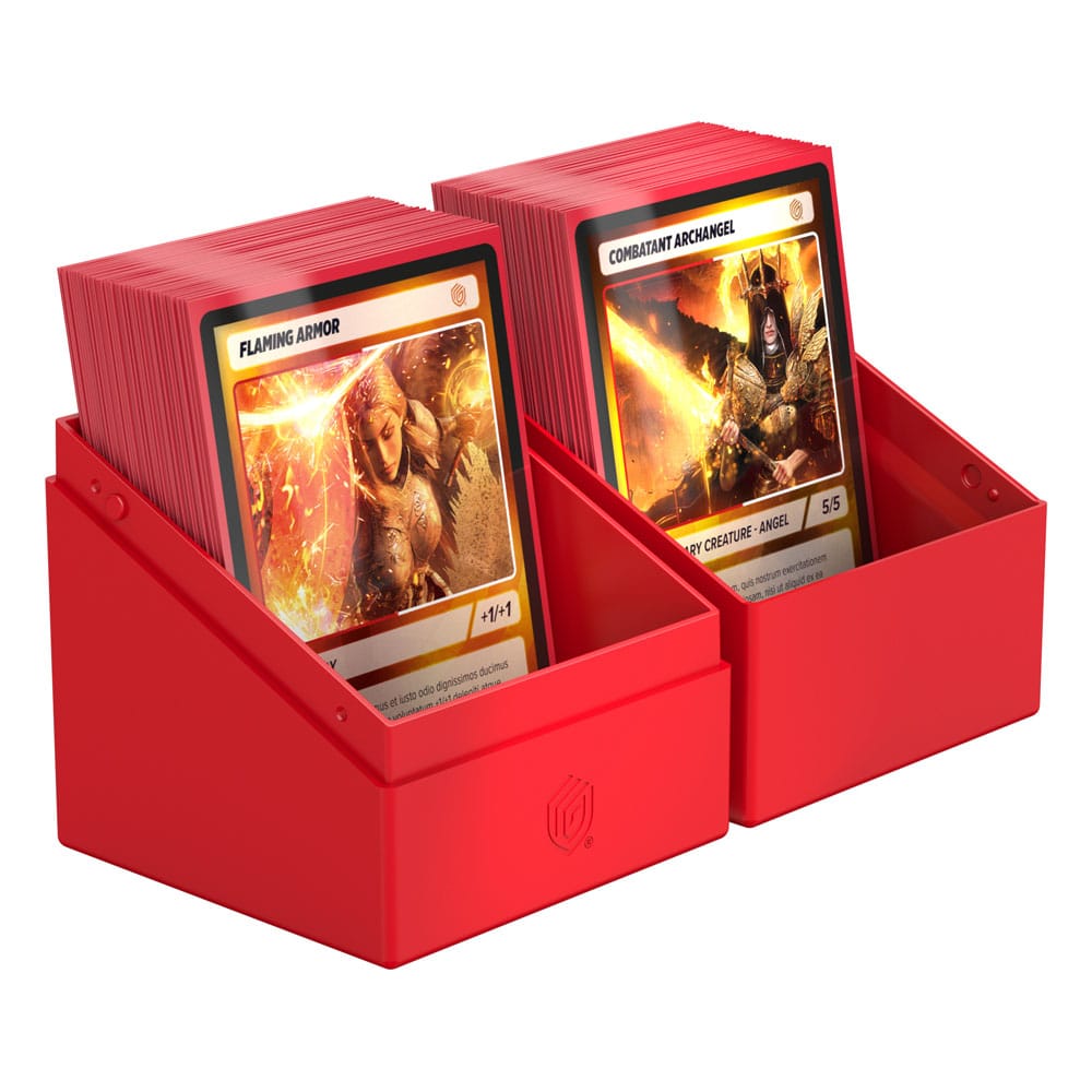Ultimate Guard Boulder 100+ Solid Deck Box Rosso