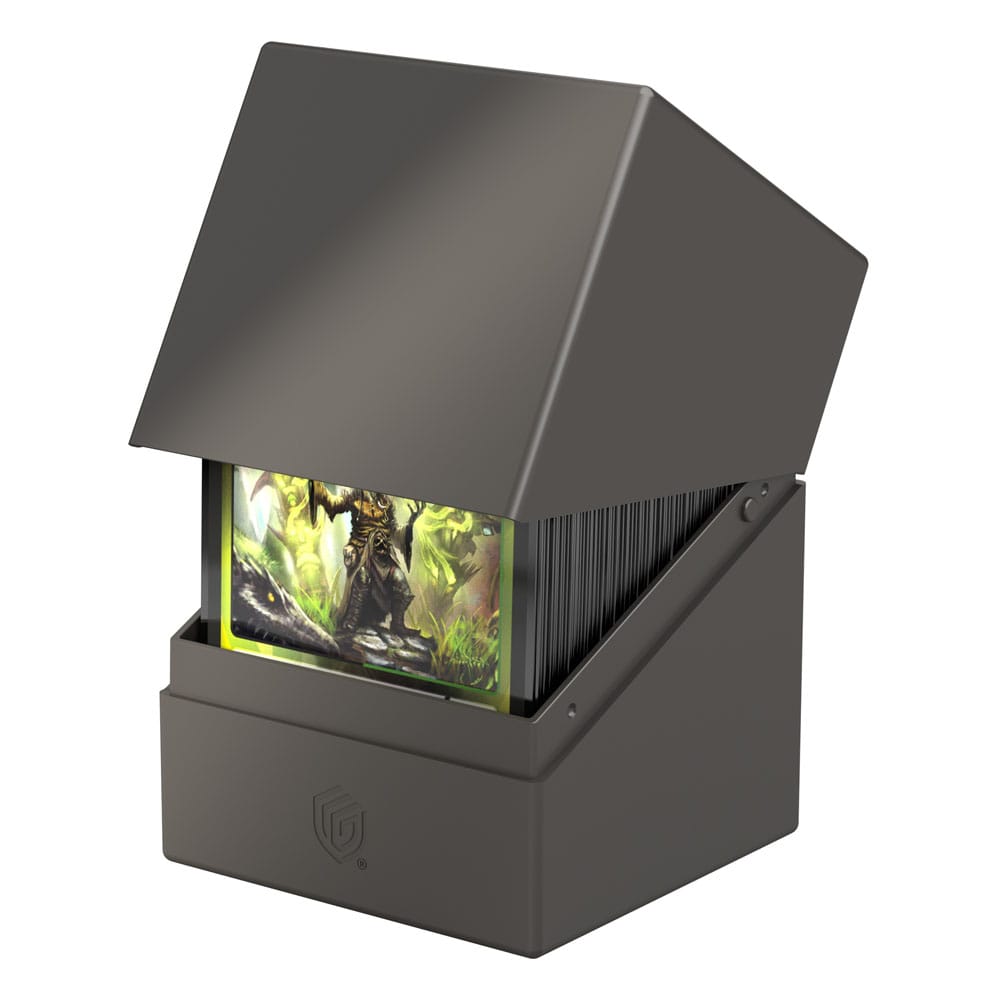 Ultimate Guard Boulder 100+ Solid Portacarte Grigio - Capienza 100 carte doppie