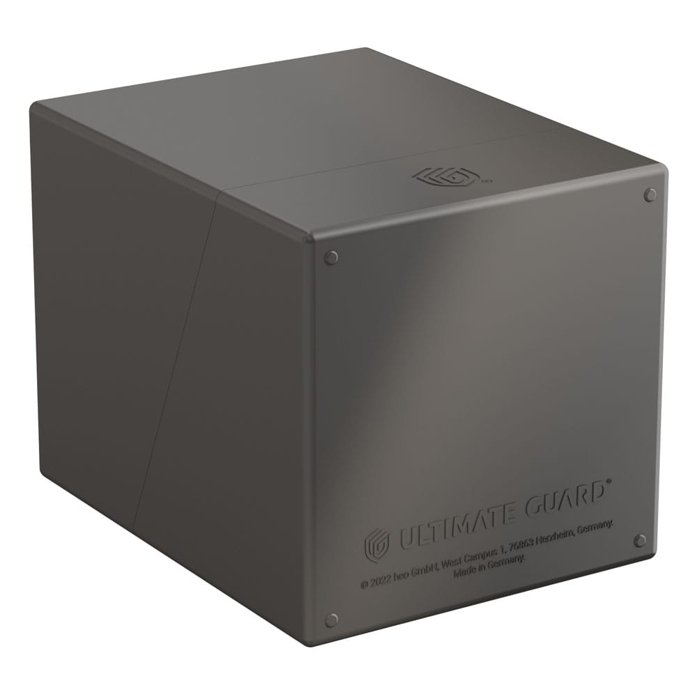 Ultimate Guard Boulder 100+ Solid Portacarte Grigio - Capienza 100 carte doppie