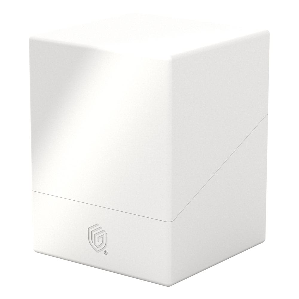 Ultimate Guard Boulder 100+ Solid Portadeck Bianco - Rigido per 100 Carte Doppie