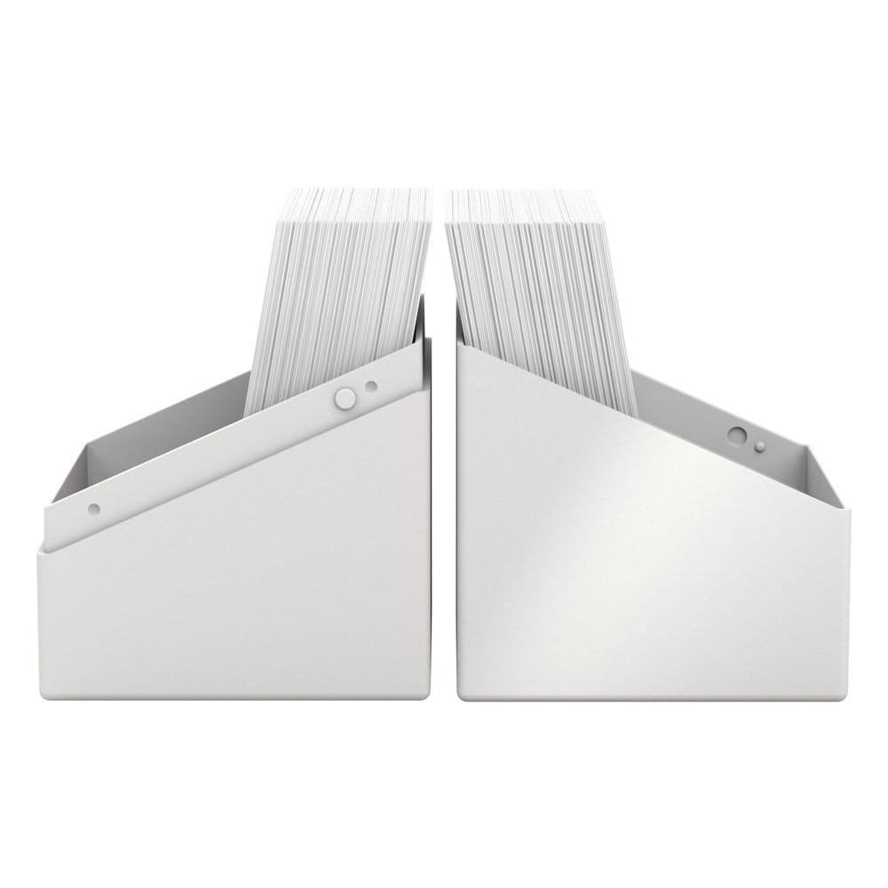 Ultimate Guard Boulder 100+ Solid Portadeck Bianco - Rigido per 100 Carte Doppie
