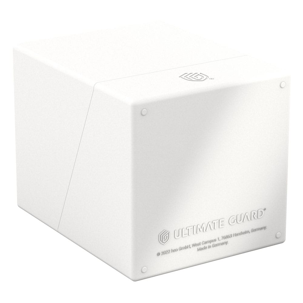 Ultimate Guard Boulder 100+ Solid Portadeck Bianco - Rigido per 100 Carte Doppie